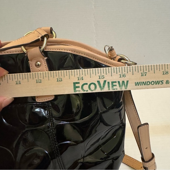 Coach Peyton Embossed Signature C Patent Leather Tote Bag - Picture 5 of 15